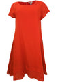 Produktbild ORIENTIQUE _ Baumwollkleid Essentials Farbe~RedGlow  Größe~42 Größe~52 