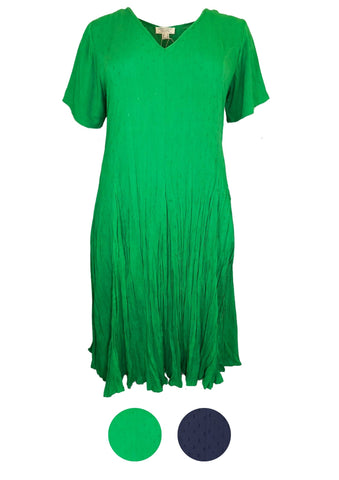 ORIENTIQUE _ Kleid Essentials Crincle