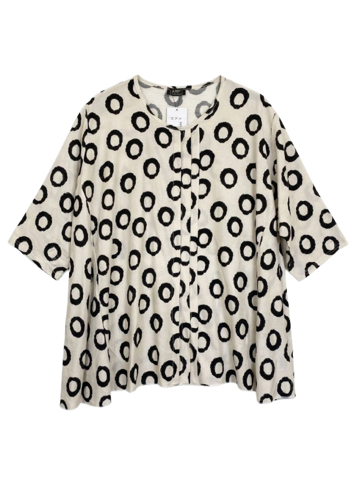 AKH _ Bigshirt Bluse Circles