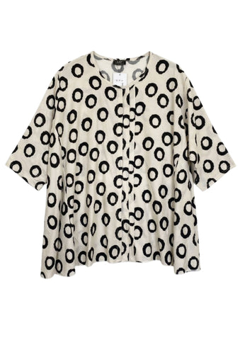 AKH _ Bigshirt Bluse Circles