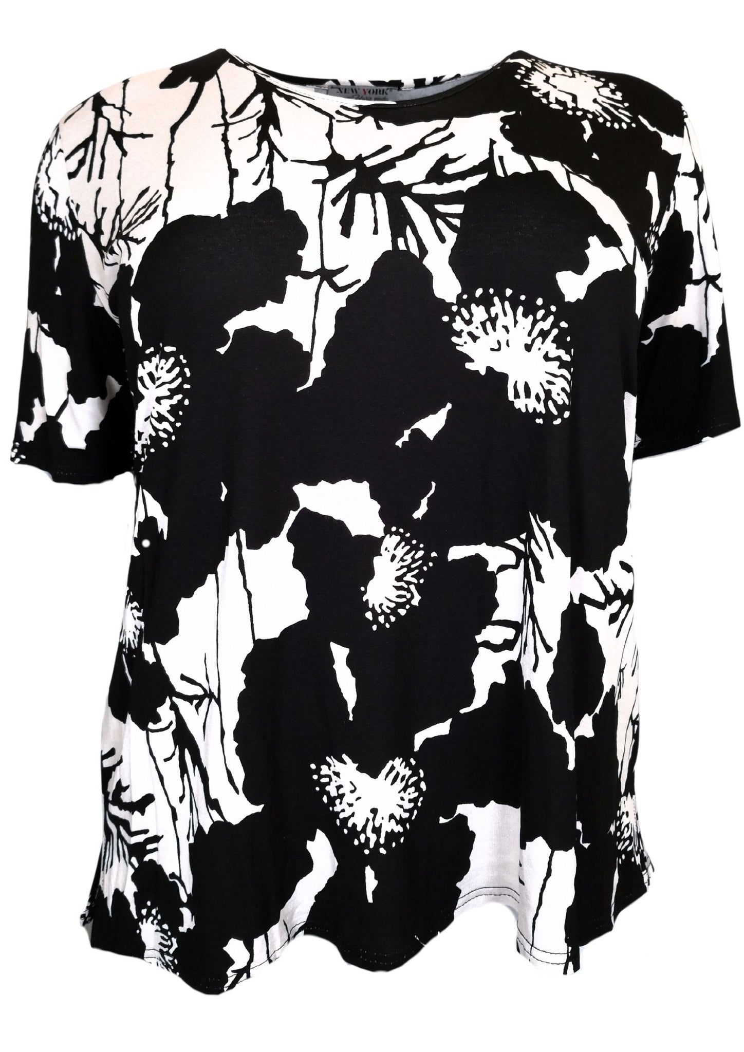 NEW YORK _ Shirt Monochrome Flowers