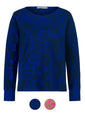 Produktbild *MANSTED _ Pullover Floral DOODLE Größe~XXL Größe~M  Farbe~DarkBlue-56 Farbe~Pink-85 
