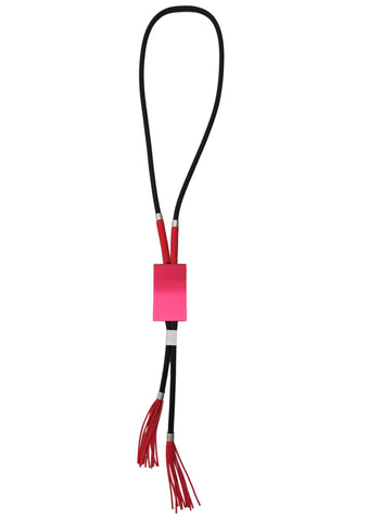 STATEMENT-KETTE _ Kautschuk Red Sensation