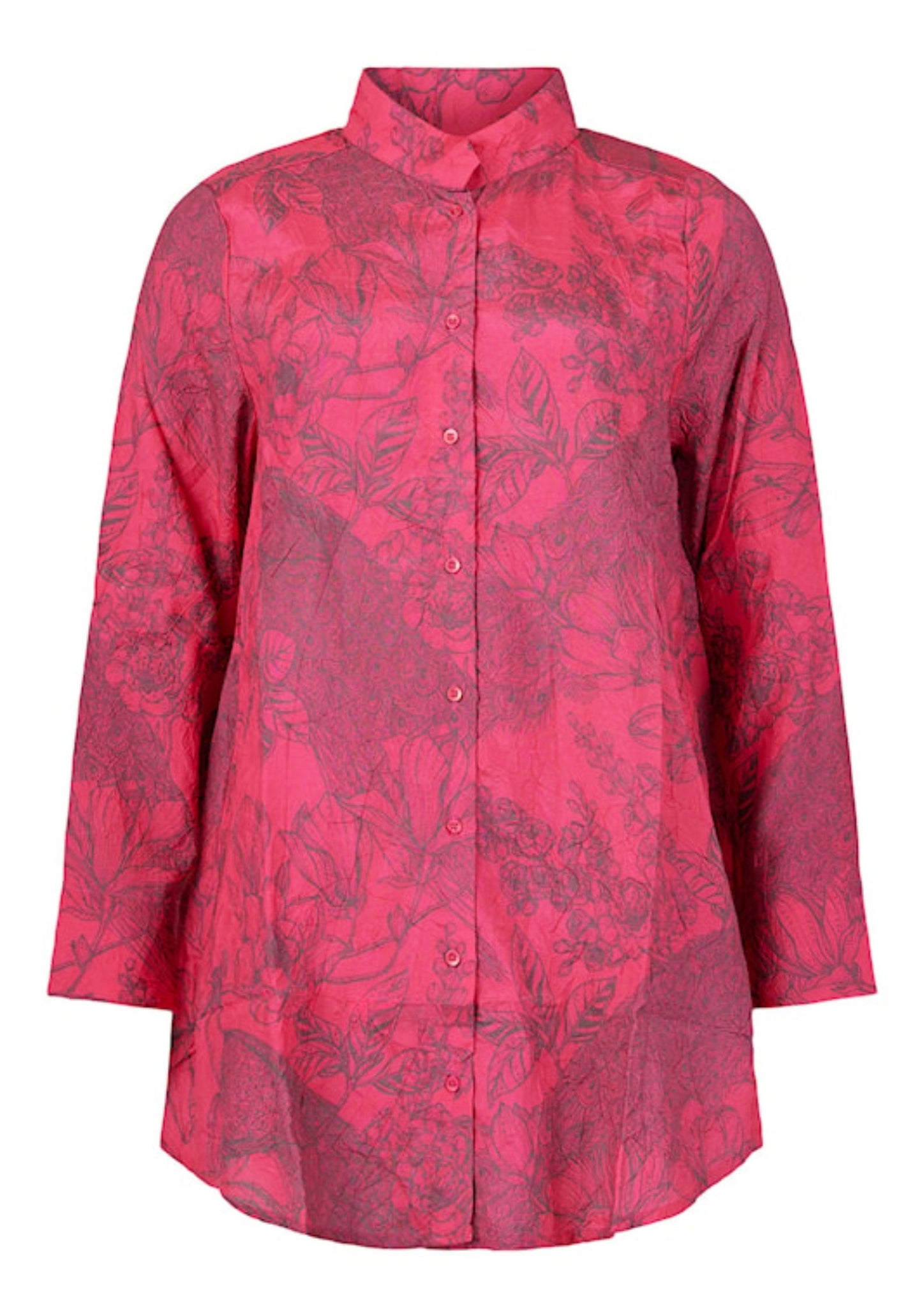 NOEN _ Bluse Magenta Botanics