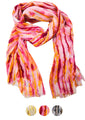 Produktbild FOX _ Sommerschal Lilian Line Farbe~OrangePink 