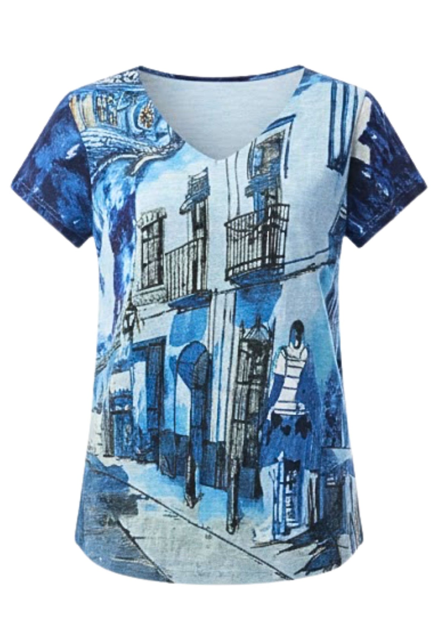 ORIENTIQUE _ Shirt V-Neck