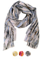 Produktbild FOX _ Sommerschal Lilian Line Farbe~GrauSchwarz 