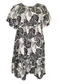 Orientique _ Kleid Papagayo Schwarz-Weiß