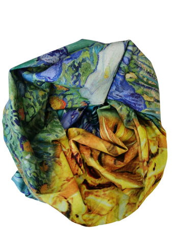 DF _ Schal „Schwertlilien“ Vincent Van Gogh