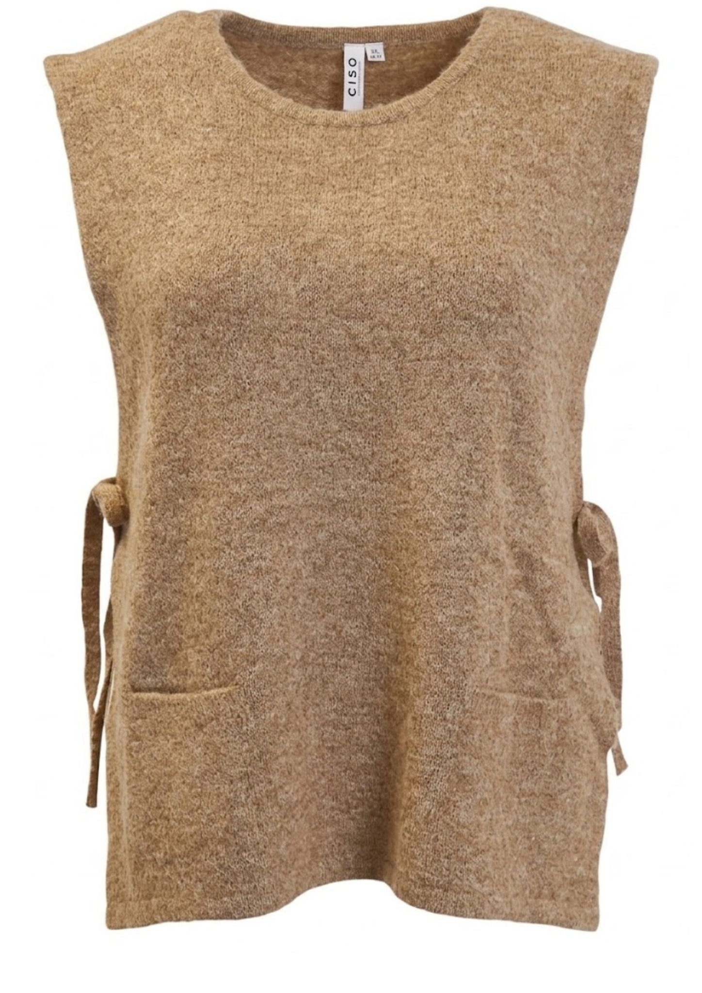 CISO _ Strickweste Beige Melange