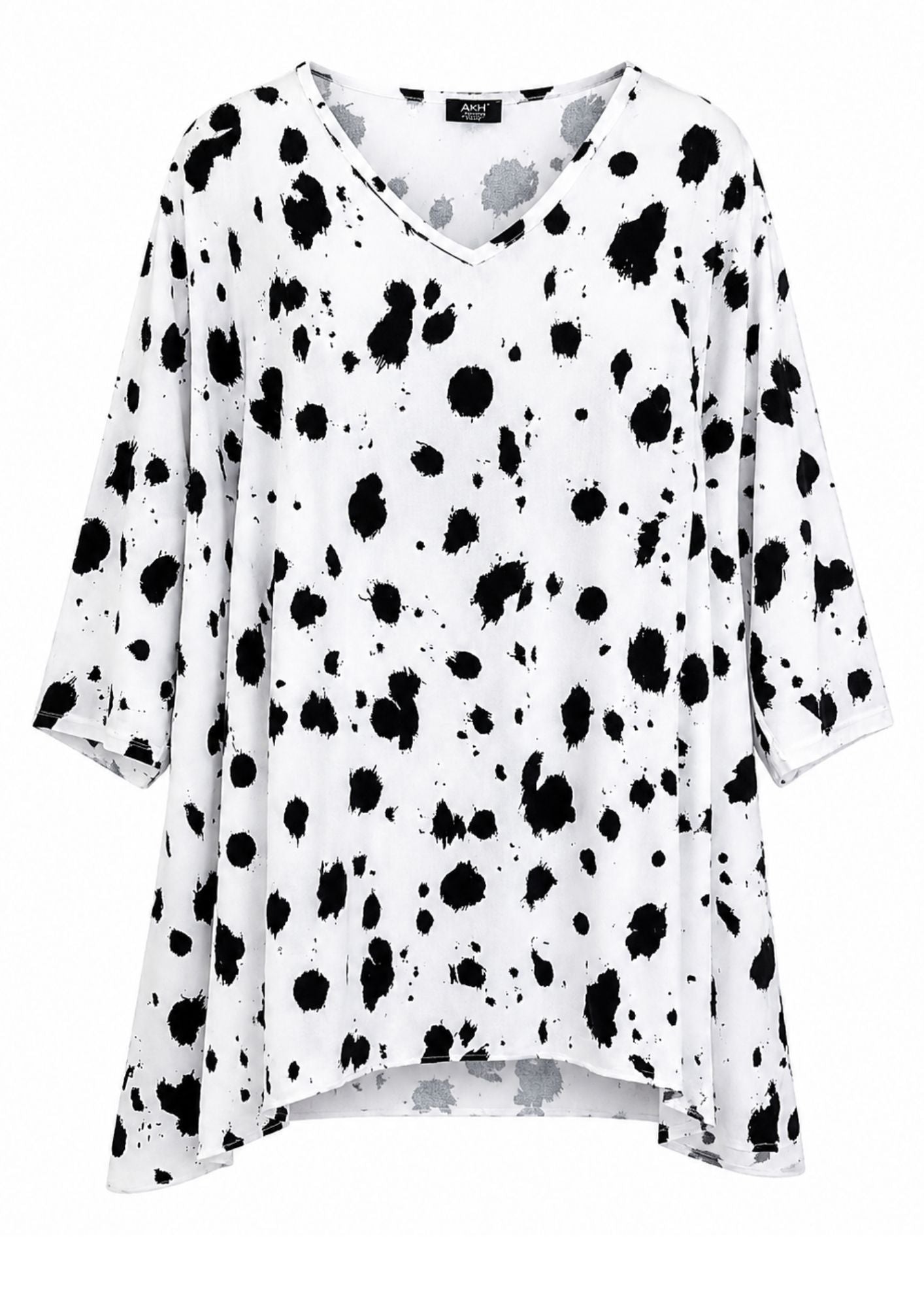 AKH _ Bigshirt Bluse Dots