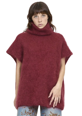 LYC _ Mohair Poncho-Pullover