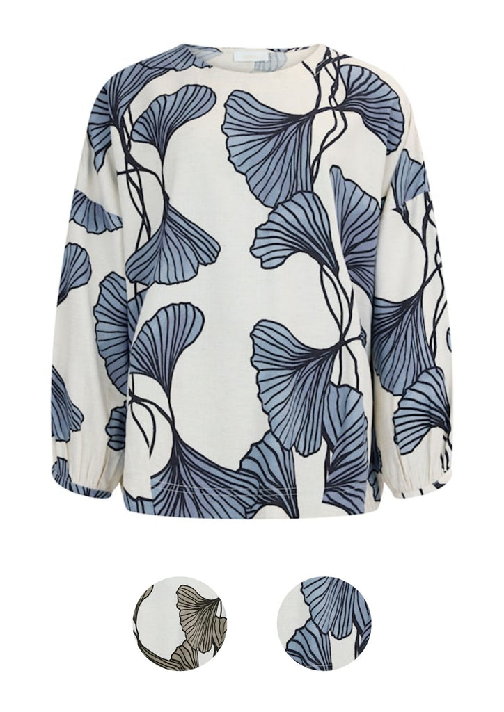 Produktbild NOEN _ Gingko Oberteil Blau