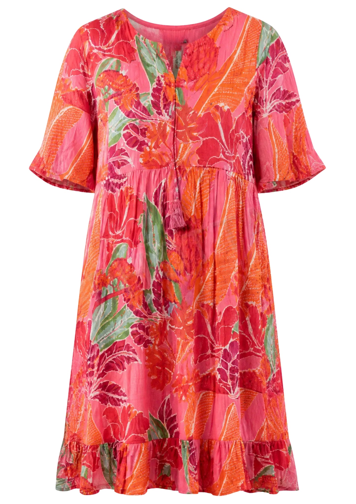 ONE SUMMER _ Sommerkleid Midi