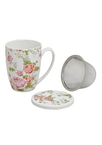 GW _ Teetasse mit  Sieb Rose