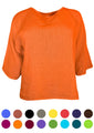 Produktbild MII _ Leinenshirt Oversize Farbe~Orange 