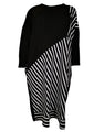 AKH _ Strickkleid Black Stripes