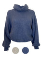 Produktbild PC _ Rollkragenpullover Alpaka Farbe~Jeansblau Farbe~Creme 