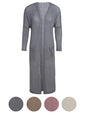 Produktbild KNIT FACTORY _ Jasmin Long Cardigan Farbe~LightGrey  Größe~36/38 