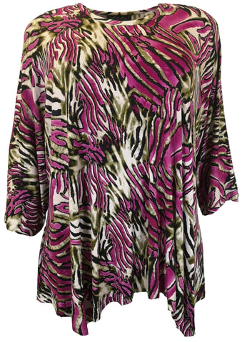 LUBA _ Shirt Magenta Safari