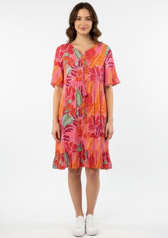 ONE SUMMER _ Sommerkleid Midi