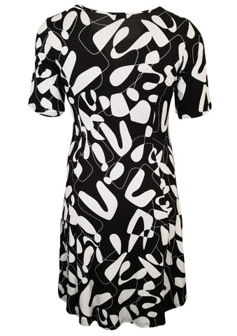 NEW YORK _ Midikleid Black Blocks