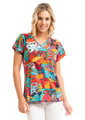 ORIENTIQUE _ A-Form Basic Shirt Print