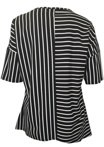 AKH _ A-Form Shirt Stripes Zas