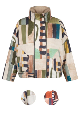 VINT _ Oversize Blusenjacke
