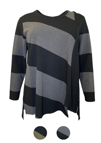 SINNE _ A-Form Shirt Striped
