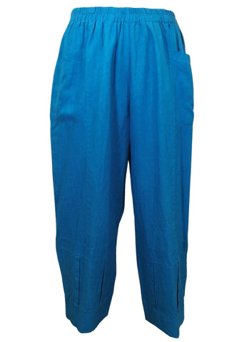 MII _ Leinenhose Aqua