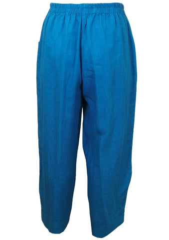 MII _ Leinenhose Aqua