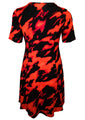 NEW YORK _ Midikleid Red Glow