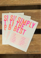 TOGETHERY Postkarte _ Simply The Best