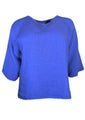 Produktbild MII _ Leinenshirt Uni Farbe~Royalblau 
