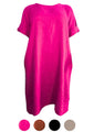 Produktbild MII _ Leinenkleid Farbe~Pink 