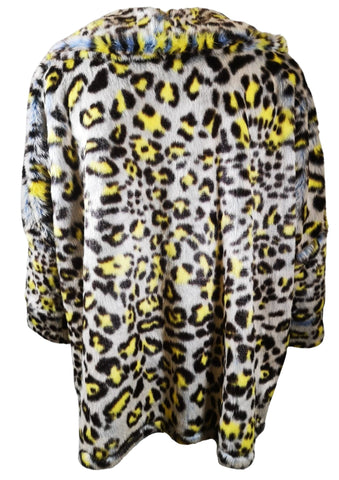 AKH _ Yellow Leo Kunstfell-Jacke