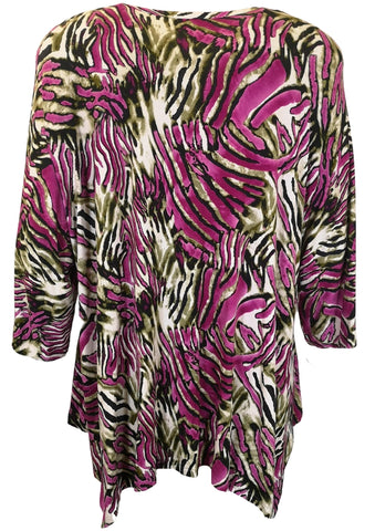 LUBA _ Shirt Magenta Safari