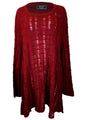 Produktbild AKH _ Strickshirt Lochstruktur Farbe~Kaminrot 