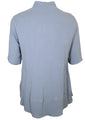 NEW YORK _ Musselinbluse Yeansblau