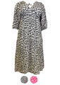 Produktbild PC _ Musselin Leo Maxikleid Farbe~LeoPink Farbe~LeoSchwarz 