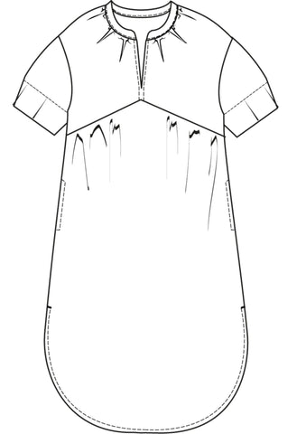 NOEN _ Blusenkleid Silky Grey