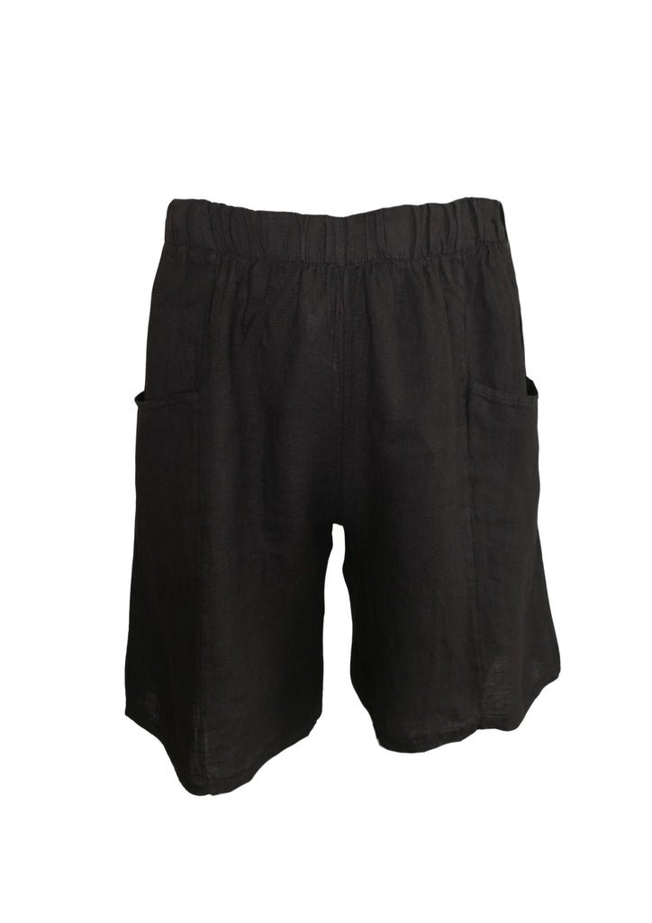 Produktbild MII _ Shorts Leinen Farbe~Schwarz 