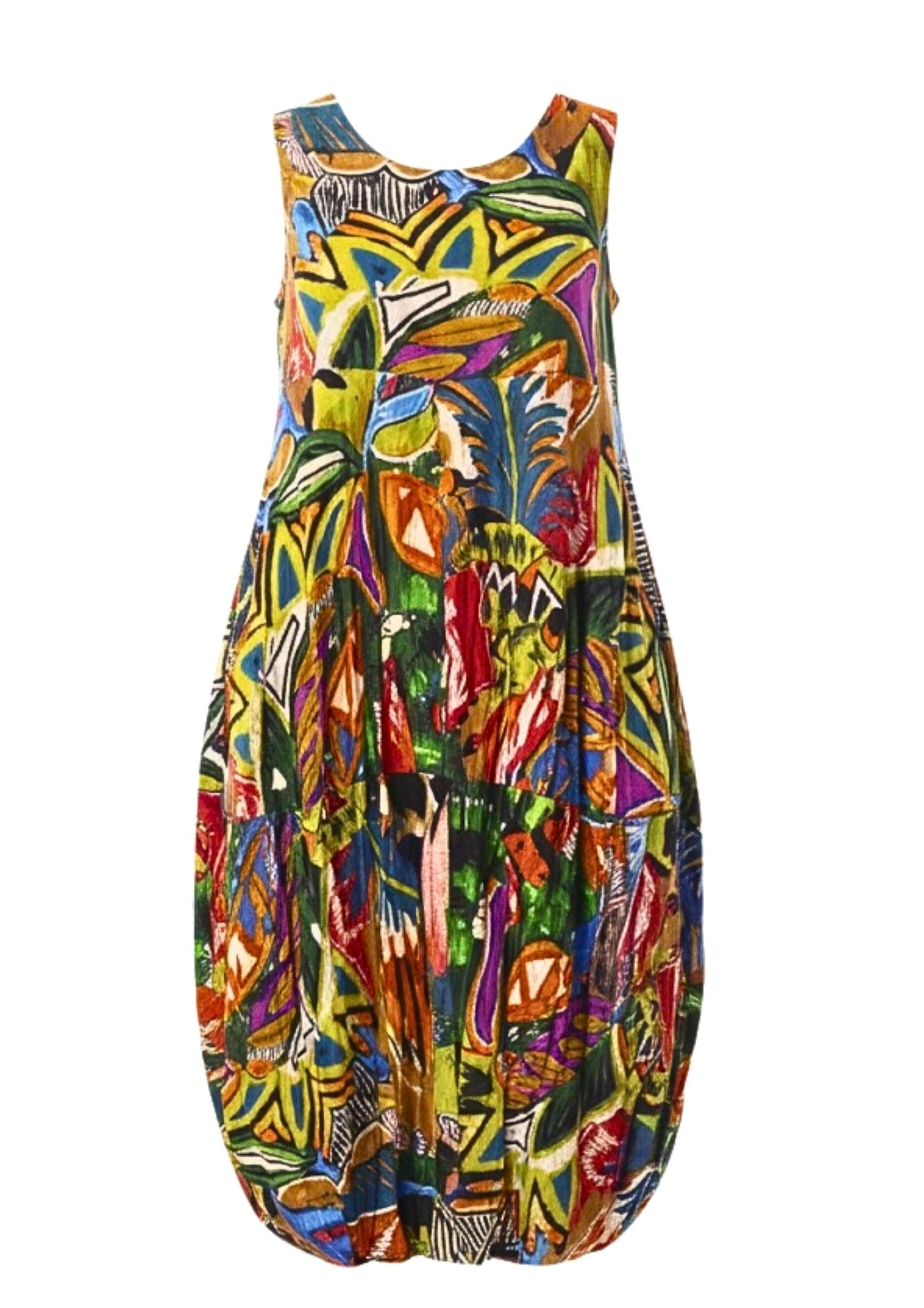 ORIENTIQUE _ Ballonkleid Maxi