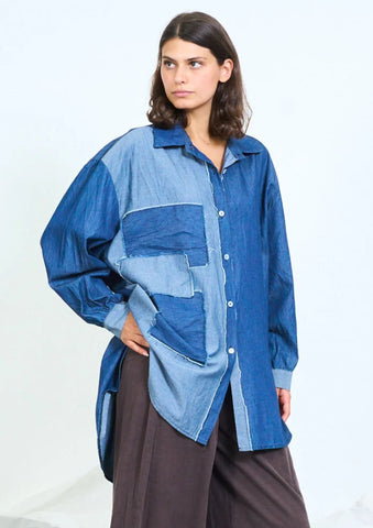 VINT _ Jeans Bluse
