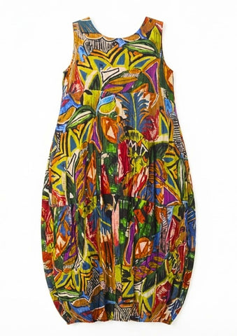 ORIENTIQUE _ Ballonkleid Maxi