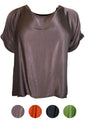 Produktbild MII _ Oversize Shirt  Farbe~Schokobraun Farbe~Grün Farbe~Rost Farbe~Schwarz 