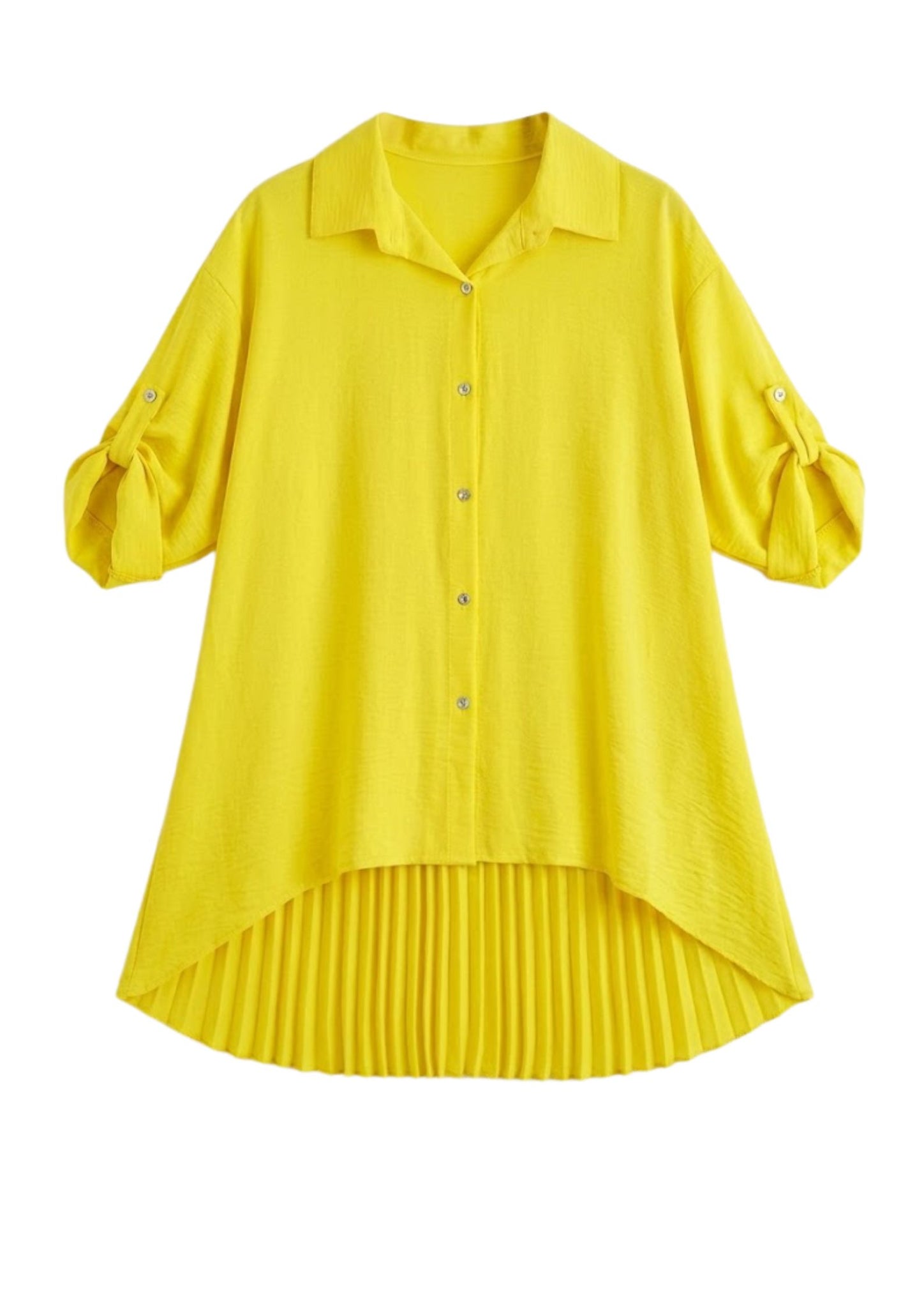 LA BASS _ Viskose Bluse Plisée
