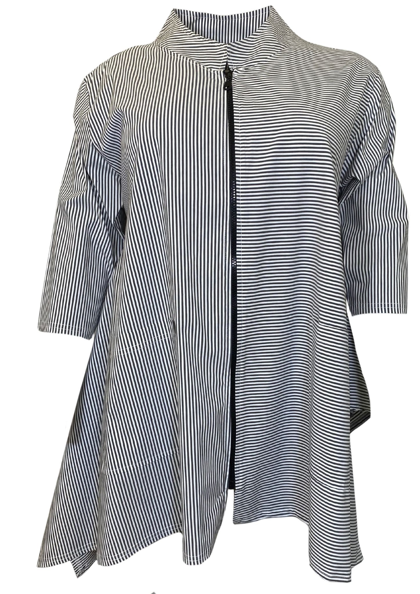 AKH _ Blusenjacke Striped