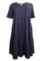 Produktbild ORIENTIQUE _ Baumwollkleid Navy